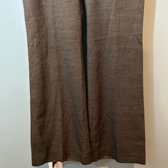 Anne Klein Black Printed Kyanite Flare Dress Pants in Onyx Multi - Picture 2 of 9